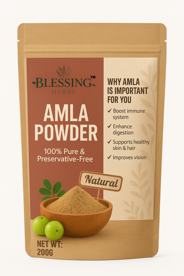 organic amla powder – rich source of vitamin c for immunity, hair & skin health | 100g