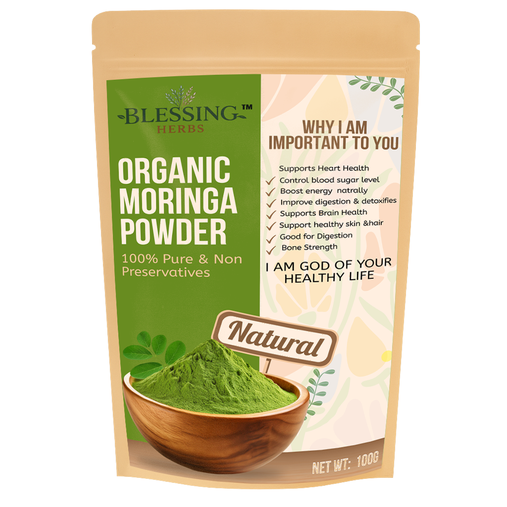 blessing herbs organic moringa powder – 100% natural superfood, 200g blessing herbs organic moringa powder – 100% natural superfood, 200g