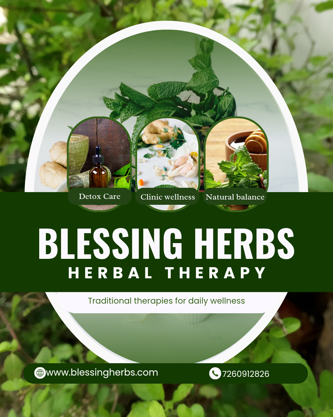 green and white simple traditional ayurvedic clinic treatments promotion in 20251026 181002 0000